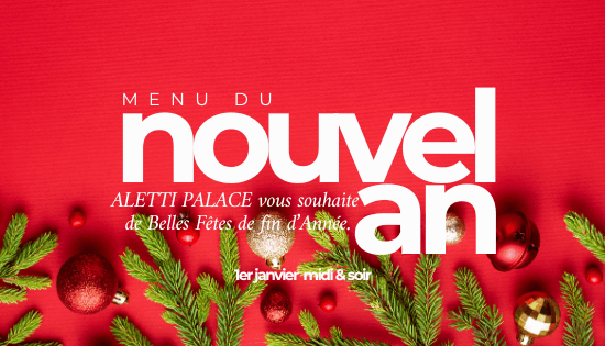 Menu du nouvel an