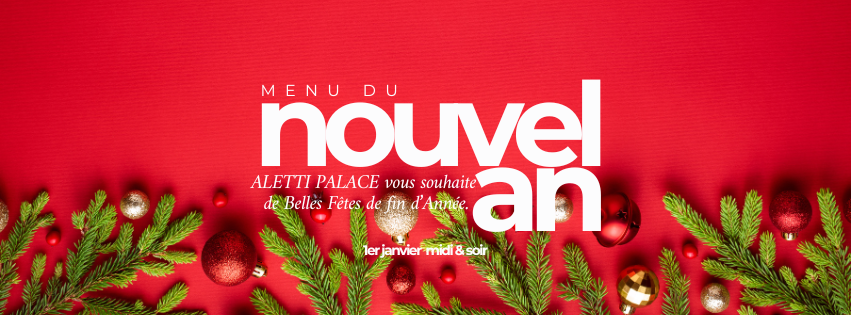 Menu du nouvel an